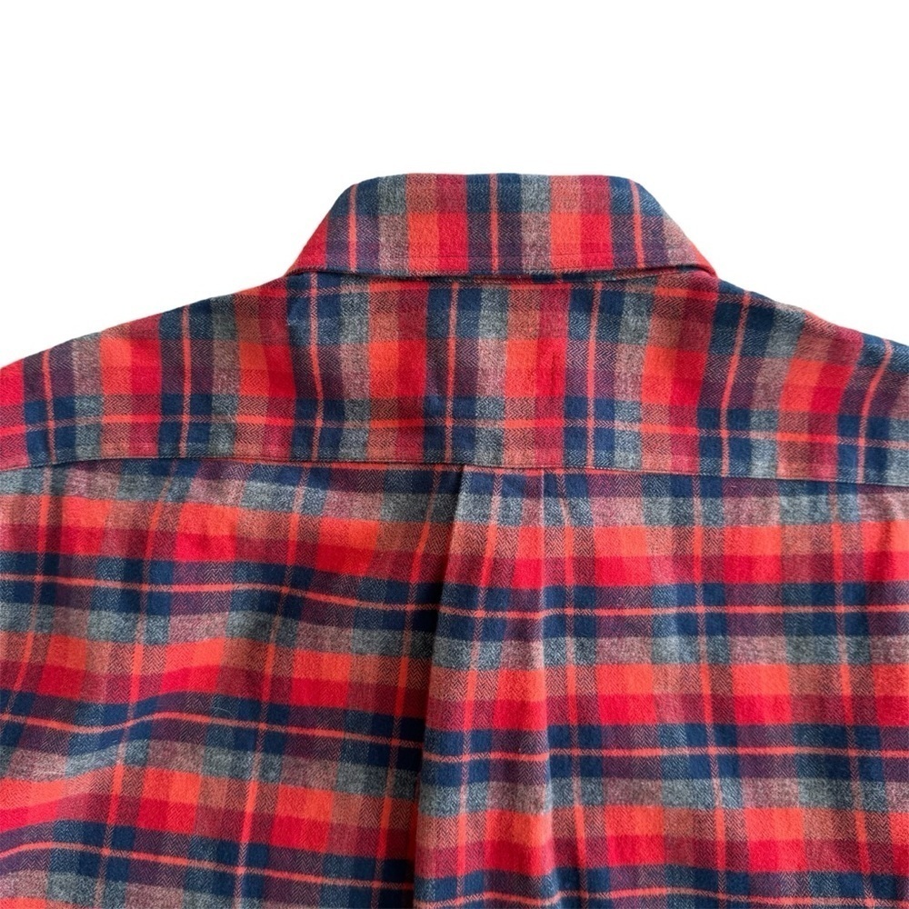 Heimie’s Haberdashery Men’s Shirt Red Plaid Long Sleeve size Large Button Down - Picture 5 of 8